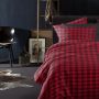 Damai Timber 1-persoons dekbedovertrekset 140x220cm flanel rood
