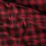 Damai Timber Lits-jumeaux dekbedovertrekset 240x220cm flanel rood