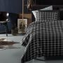 Damai Timber 1-persoons dekbedovertrekset 155x220cm flanel grijs