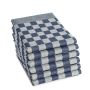 DDDDD Barbeque theedoek 65x65cm blauw (6 stuks)
