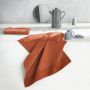 DDDDD Chrystal theedoek 60x65cm sienna (6 stuks)