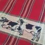 DDDDD Friesian theedoek 60x65cm rood (6 stuks)