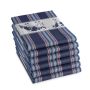 DDDDD Friesian theedoek 60x65cm blauw (6 stuks)
