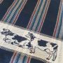 DDDDD Friesian theedoek 60x65cm blauw (6 stuks)