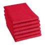 DDDDD Logo theedoek 60x65cm rood (6 stuks)