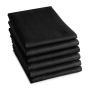 DDDDD Logo theedoek 60x65cm zwart (6 stuks)