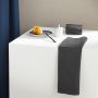 DDDDD Logo theedoek 60x65cm antraciet (6 stuks)