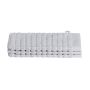 Seahorse Cube washand 16x21cm zilveren wolk (3 stuks)