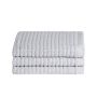 Seahorse Cube baddoek 60x110cm zilveren wolk (3 stuks)