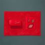 Seahorse Mossa badmat 50x60cm rood (2 stuks)