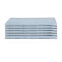 Seahorse Pure washand 16x21cm blauw (6 stuks)