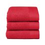 Seahorse Pure gastendoek 30x50cm rood (3 stuks)