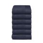 Seahorse Pure gastendoek 30x50cm indigo (6 stuks)