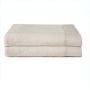 Seahorse Pure baddoek 60x110cm crème (2 stuks)