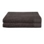 Seahorse Pure baddoek 60x110cm basalt (2 stuks)