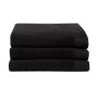 Seahorse Pure baddoek 60x110cm zwart (3 stuks)