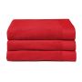 Seahorse Pure baddoek 60x110cm rood (3 stuks)