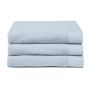 Seahorse Pure baddoek 60x110cm blauw (3 stuks)
