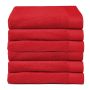 Seahorse Pure baddoek 60x110cm rood (6 stuks)