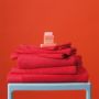 Seahorse Pure baddoek 60x110cm rood (6 stuks)