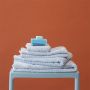 Seahorse Pure baddoek 60x110cm blauw (6 stuks)