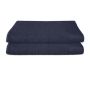 Seahorse Pure douchelaken 70x140cm indigo (2 stuks)
