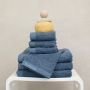 Seahorse Ridge washand 16x21cm denim (3 stuks)