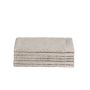 Seahorse Ridge washand 16x21cm betongrijs (6 stuks)