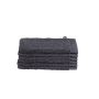 Seahorse Ridge washand 16x21cm granietgrijs (6 stuks)