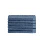 Seahorse Ridge gastendoek 34x50cm denim (6 stuks)