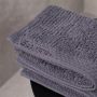 Seahorse Ridge gastendoek 34x50cm granietgrijs (6 stuks)