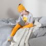 Seahorse Taylor kinderbadjas 146/152 lichtgrijs