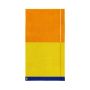 Seahorse Block strandlaken 100x180cm katoen geel
