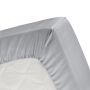 Cinderella enkele splittopper hoeslaken 180x200/210cm jersey lichtgrijs (tot 15cm)