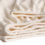 Cinderella enkele splittopper hoeslaken 160x200/210cm badstof ivoorwit (tot 15cm)