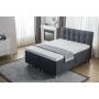 Big Storage boxspring met opbergruimte 140x200cm antraciet