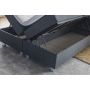 Big Storage boxspring met opbergruimte 140x200cm antraciet
