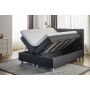 Big Storage boxspring met opbergruimte 140x200cm zwart