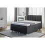 Big Storage boxspring met opbergruimte 180x200cm zwart