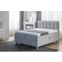 Big Storage boxspring met opbergruimte 140x200cm grijs