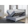 Big Storage boxspring met opbergruimte 160x200cm grijs