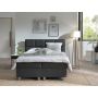 Grande opbergboxspring 180x200cm antraciet met Hybrid topdekmatras