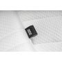 Slim opbergboxspring 140x200cm antraciet met Hybrid topdekmatras