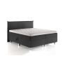 Plane opbergboxspring 180x200cm antraciet met Hybrid topdekmatras