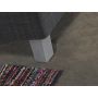 Space opbergboxspring 140x200cm antraciet met Hybrid topper