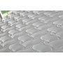 Space opbergboxspring 160x200cm antraciet met NASA topper