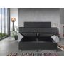 Space opbergboxspring 160x200cm antraciet met NASA topper
