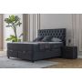 Monaco Premium opbergboxspring 160x200cm antraciet