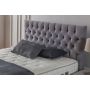 Cannes opbergboxspring 180x200cm grijs