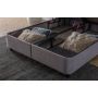 Cannes opbergboxspring 180x200cm grijs
